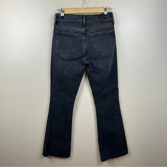Citizens of Humanity Emannuelle Boot Cut Jeans Size 24 Faded Black Mid Rise - Picture 2 of 11